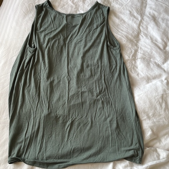 Jackson Rowe Knotty Tank in sage green - Picture 6 of 7